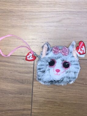 TY Kiki Kitty Cat Coin Purse NWT